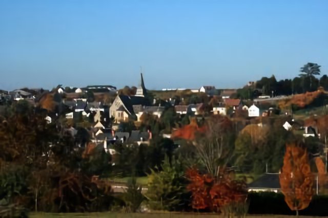 Le bourg vu des Rochettes