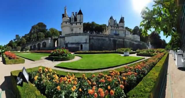 Château d'Ussé 180° panorama