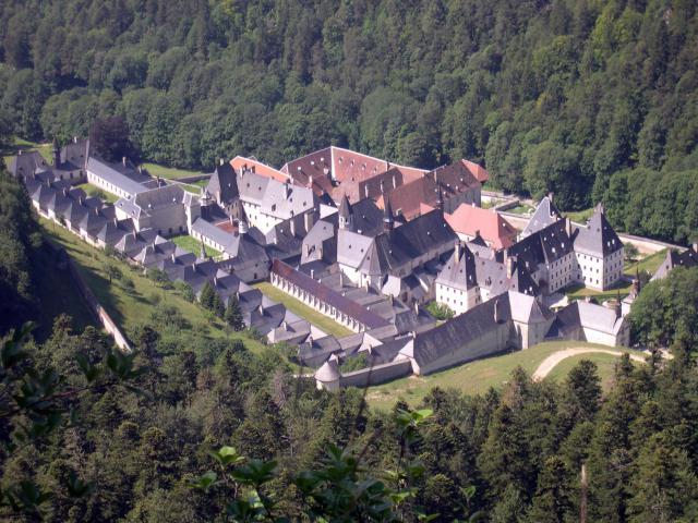 Monastère de la Grande Chartreuse, à Saint-Pierre-de-Chartreuse (Isère, Rhône-Alpes, France).