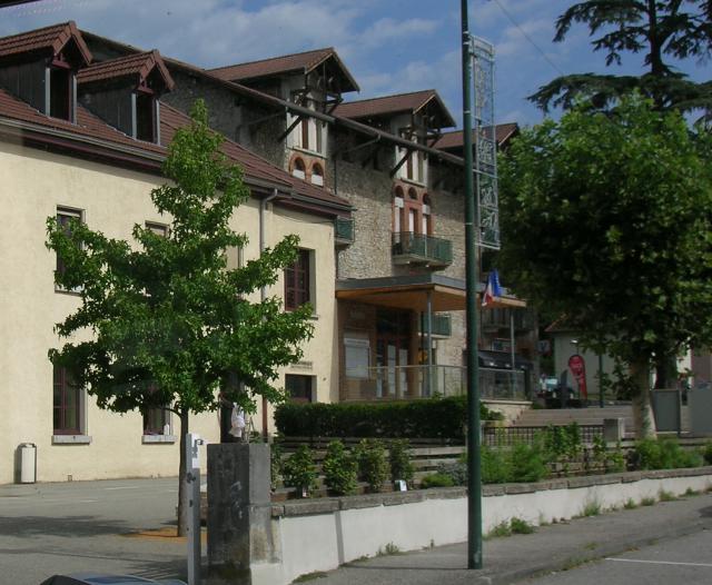 La mairie de La Terrasse, Isère, AuRA, France.