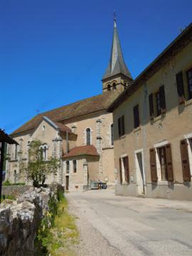 Vue sur l'église (Saint Aupre 2012)