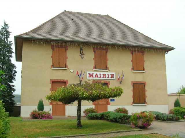 La mairie. Journées du patrimoine 2016. Montferrat, Isère, AuRA, France.