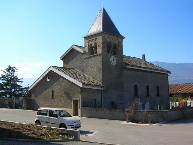 église de Champagnier, Isère, AuRA, France.