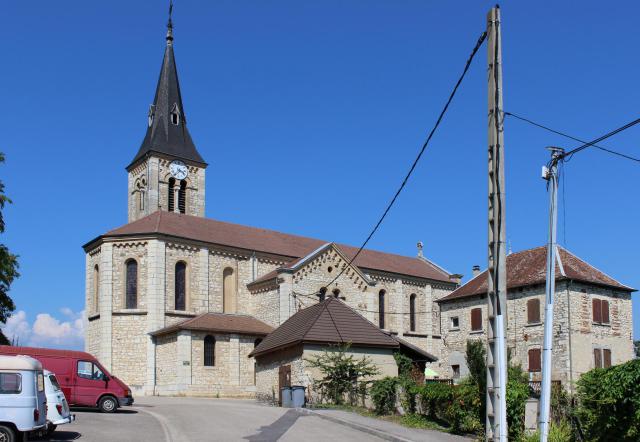 L'église de Passins.