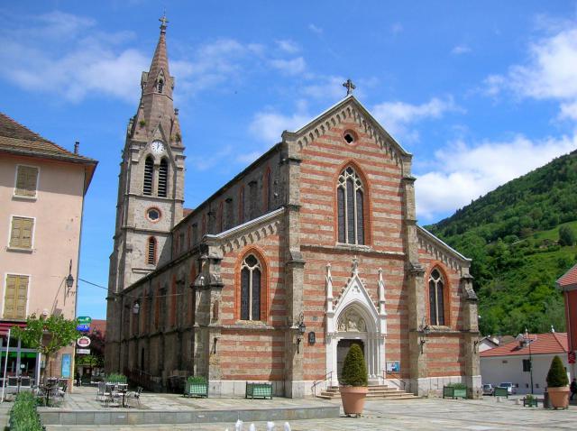 église de Allevard, Isère, France.