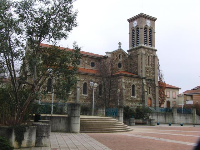 Eglise de Salaise-sur-Sanne, Isère, France