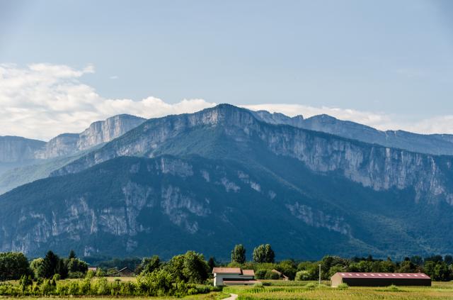 La Dent de Moirans (Isère) - photo prise du Pansu à La Buisse