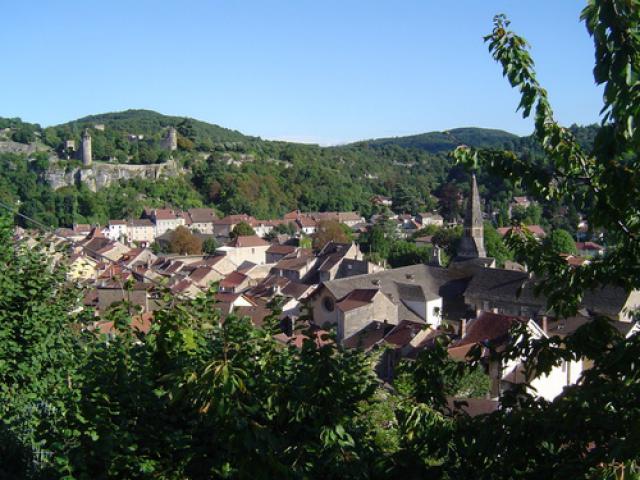 Crémieu, vue générale depuis la Montée St Laurent