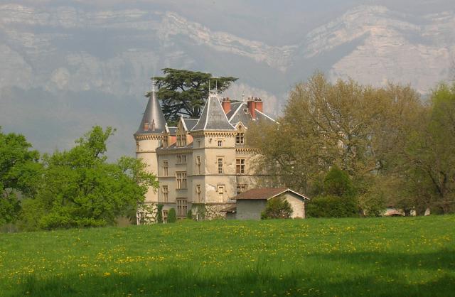 Château de Miribel, ou château de Vorz, Villard-Bonnot, Isère, AuRA, France.
