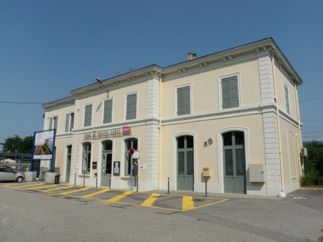 Vue de la gare de Tullins-Fures
