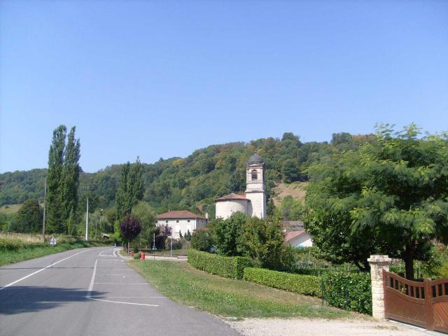 Vue partielle de L'Albenc (Isère).