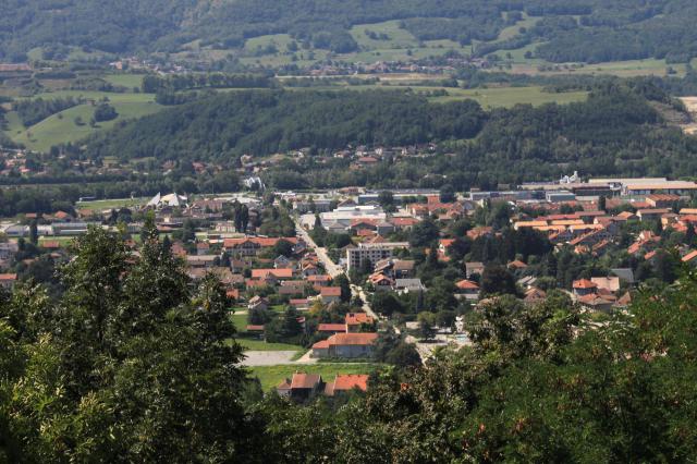 Pontcharra vu depuis la Tour d'Avalon