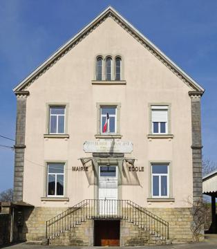 Mairie-école de Grozon.