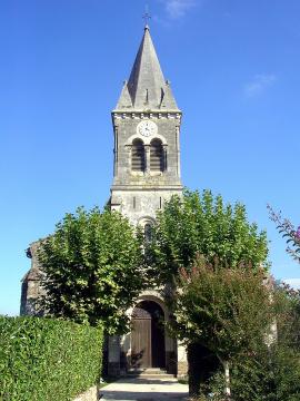 Eglise de Saint-Perdon, dans le département français des Landes