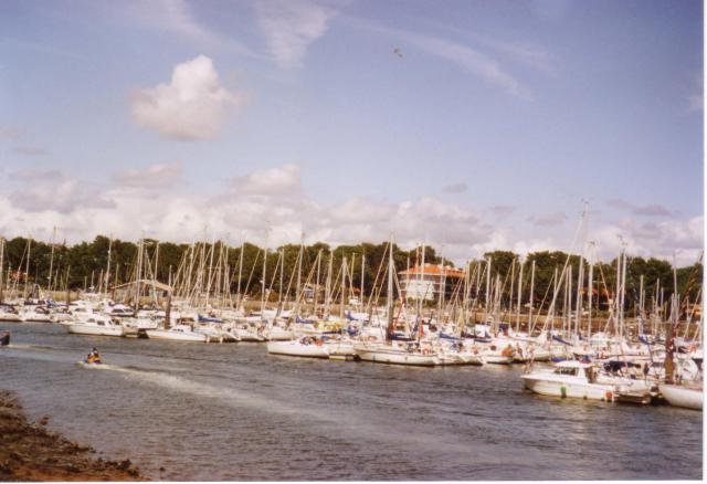 Le port de Capbreton, Landes, France