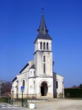 Église Saint-Laurent-et-Saint-Girons de Luglon, dans le département français des Landes