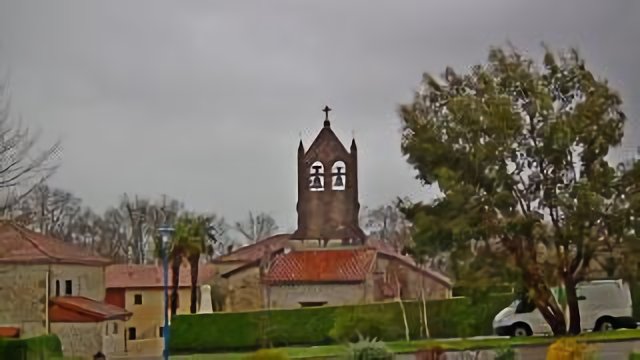 L'église de Lacajunte
