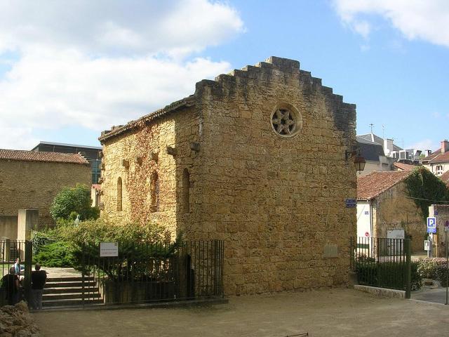 Ancienne chapelle romane de Mont-de-Marsan (proche du donjon Lacataye), dans le département français des Landes