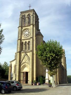Eglise Saint-Pierre de Souprosse, dans le département français des Landes