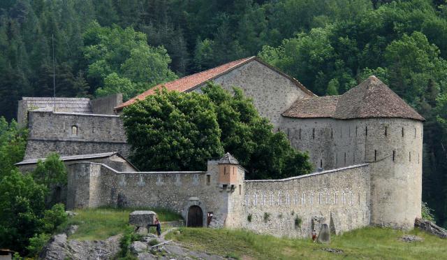 Colmars - Fort de Savoie vu du fort de France