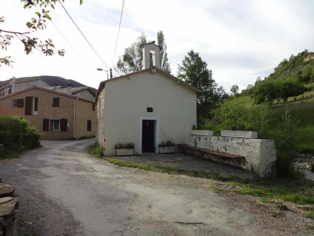Ce fichier a été téléversé avec Commonist. Chapelle Saint Jean du Riou à Clumanc