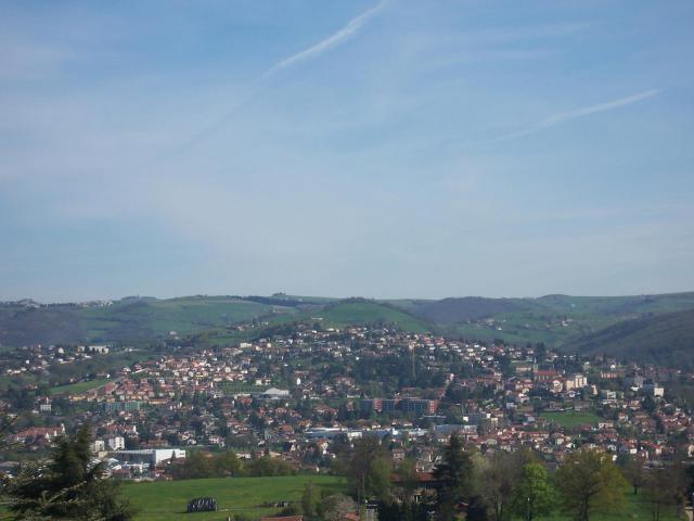 Vue de la commune de Sorbiers