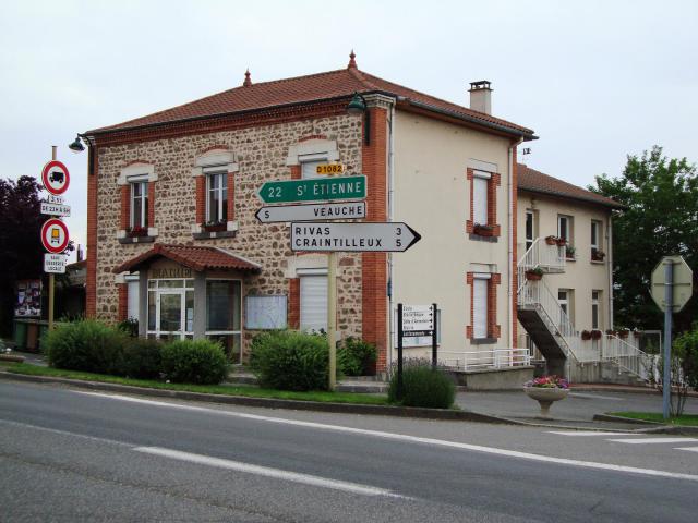 Cuzieu (Loire, Fr) town hall