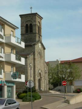 église dans la commune
