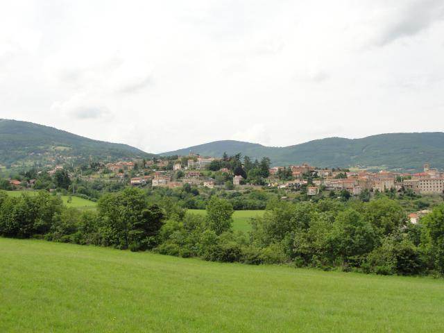 Localité de Pélussin (Loire).