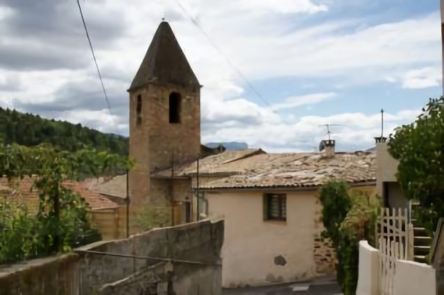 Eglise de Clamensane, août 2008.