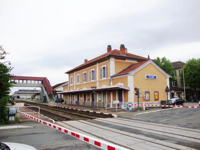 Feurs (Loire, Fr) train station