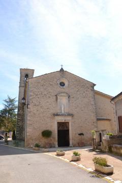 Église St-Étienne Martyr , commune de Niozelles, dans les Alpes-de-Haute-Provence