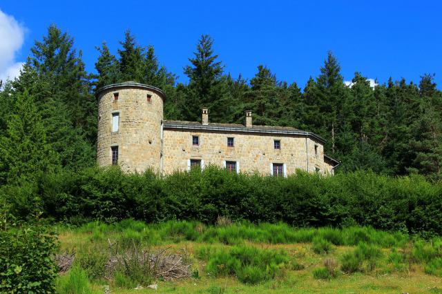 Château du Pont-de-Mars Le Chambon-sur-Lignon, France. Août 2016