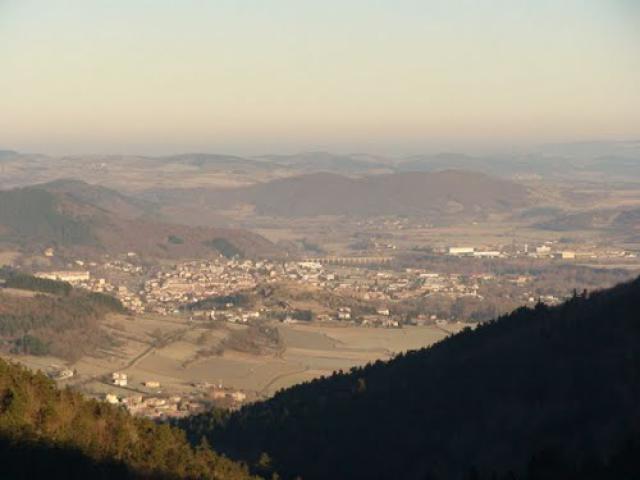 vue sur Langeac depuis Barlet
