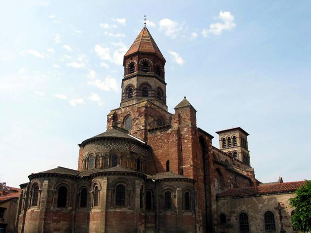 Brioude (Haute-Loire - France), la basilique Saint-Julien (1060-1180).