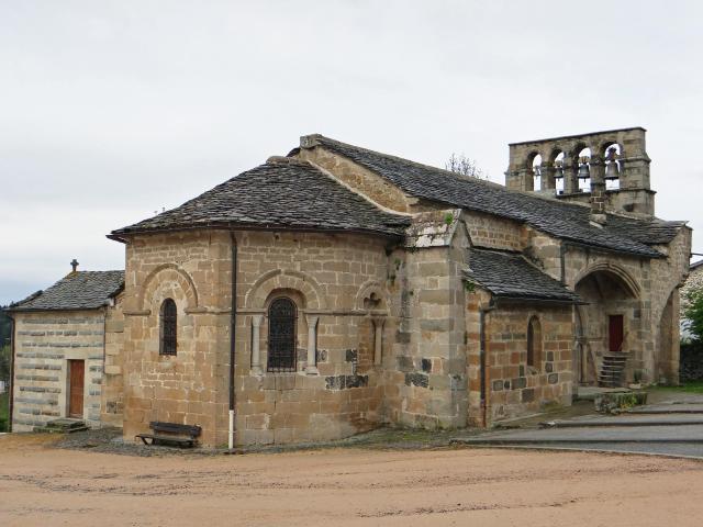 Saint-Pierre-Eynac - Église Saint-Pierre - Vue du chevet et du clocher