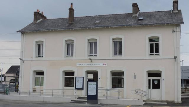Photo de la gare de Saint Etienne de Montluc en 2018