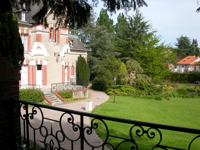 Manoir et parc de la Morinière à Rezé (Loire-Atlantique, France).