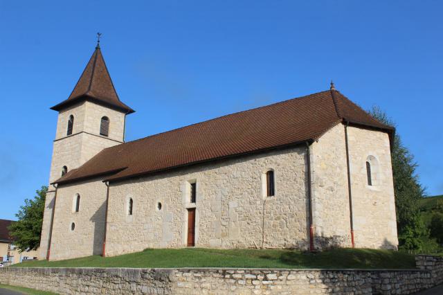 Église Saint-Cyriaque de Groslée, Groslée-Saint-Benoît.
