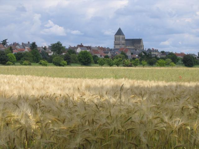 Chécy, vue du bord de Loire