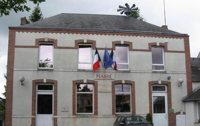 Mairie de Dordives. (Loiret, région Centre-Val de Loire).