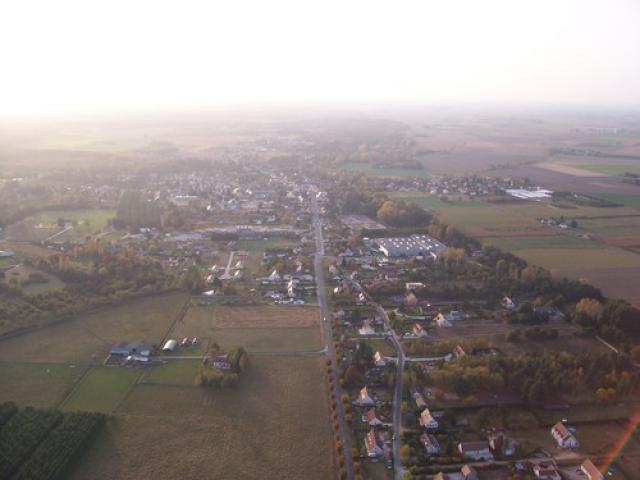 vue aérienne de tigy