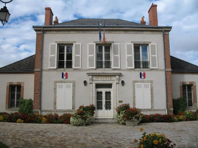 La mairie de Mardié, Loiret, Centre, France