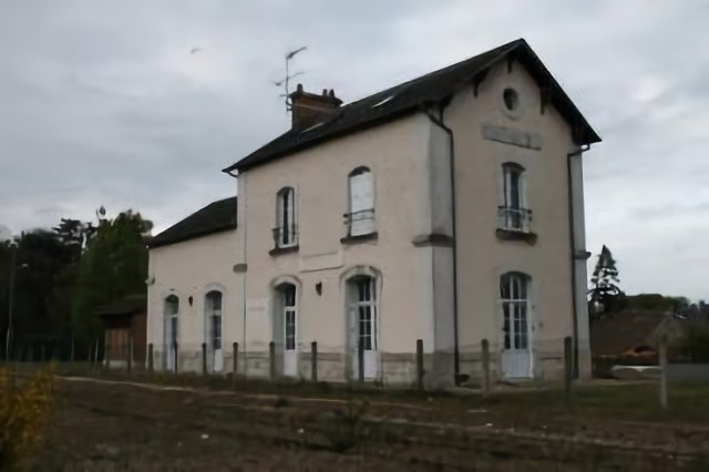La gare de Cerdon, Loiret,France