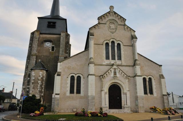 Église Saint-Aignan, Sandillon, Loiret, France