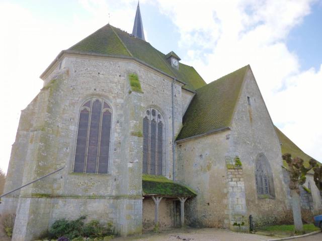 Montbouy, Loiret, région Centre, France. église Notre-Dame et Saint-Blaise, vue depuis l'est.