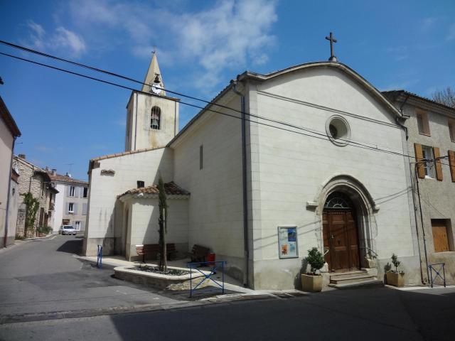 Ce fichier a été téléversé avec Commonist. Église Saint-Sébastien de Corbières-en-Provence