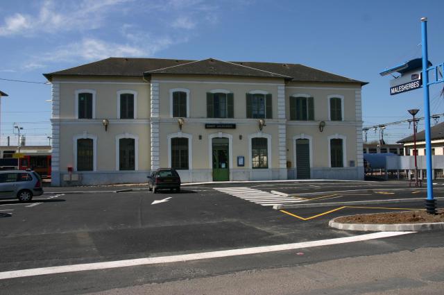 Gare de Malesherbes, Loiret (France)