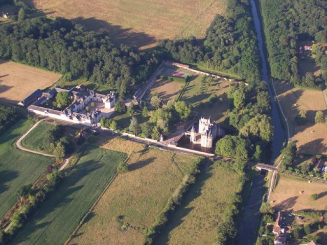 vue aérienne chateau