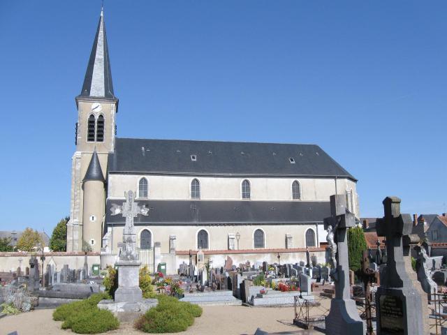 Église Saint-Denis, Saint-Denis-en-Val, Loiret, France